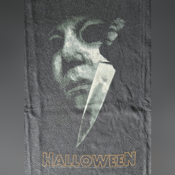 Halloween Michael Myers Black Graphic Short-Sleeve Tee - Picture 3 of 5